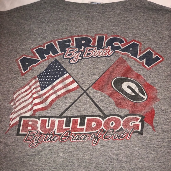 VINTAGE Mens Delta Georgia Bulldogs LS Shirt Large - Picture 7 of 10